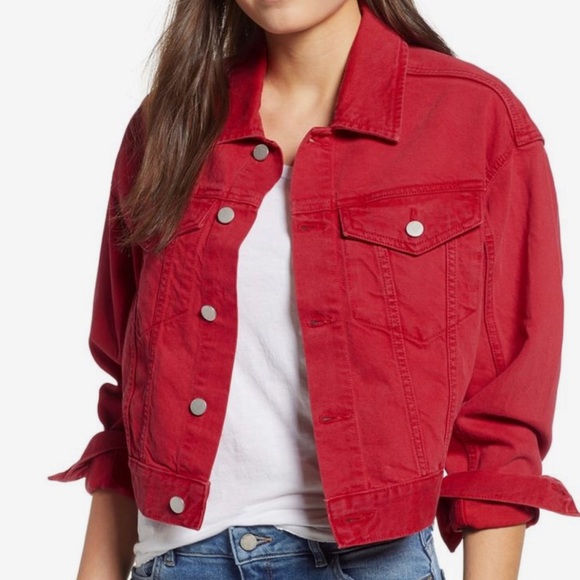 Tinseltown Jackets & Blazers - Tinseltown Denim Couture Red Jacket